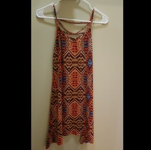 Xhilaration- Tribal Strappy-Back Dress